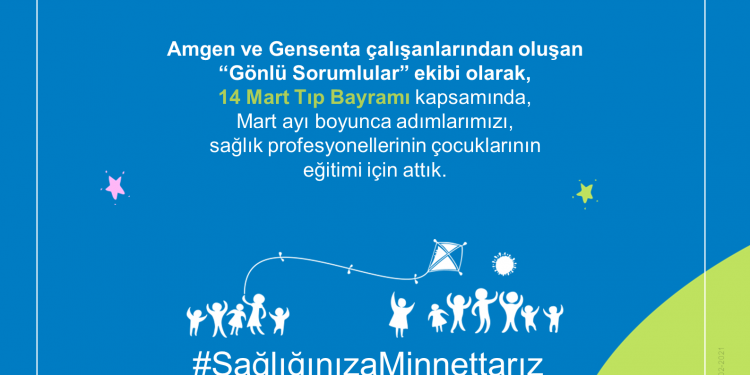 Amgen Türkiye ve Gensenta çalışanları sağlık profesyonellerinin çocuklarına eğitim desteği için yürüyor