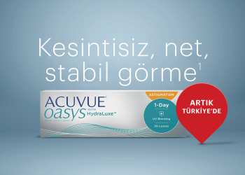 ACUVUE OASYS® 1-Day for ASTIGMATISM Türkiye’de