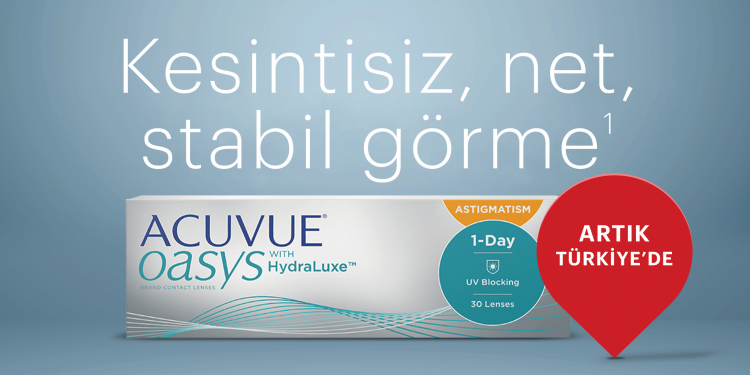 ACUVUE OASYS® 1-Day for ASTIGMATISM Türkiye’de