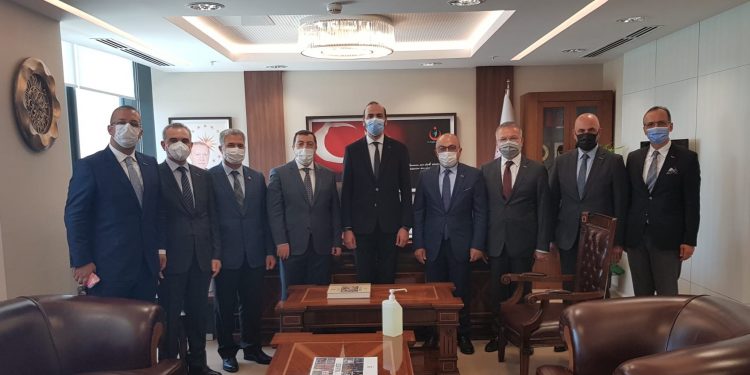 TÜMDEF HEYETİ’NDEN BAKAN YARDIMCISI TOLUNAY’A ZİYARET