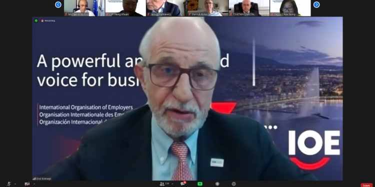 EROL KİRESEPİ ULUSLARARASI İŞVERENLER TEŞKİLATI’NIN (IOE) ONURSAL BAŞKANI OLDU