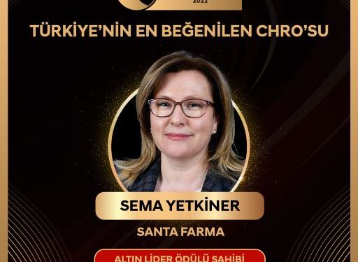 Santa Farma İlaç İnsan Kaynakları Direktörü, Türkiye’nin En Beğenilen Altın Lideri Ödülü’nü Aldı