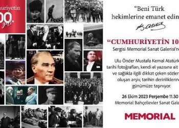 Atatürk’ün az bilinen fotoğraflarından oluşan “CUMHURİYETİN 100’ü” Sergisi Memorial Bahçelievler’de…