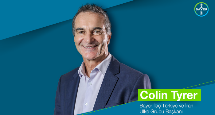 Bayer İlaç Türkiye ve İran Ülke Grubu Başkanı Colin Tyrer Oldu