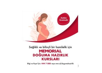 Memorial Doğuma Hazırlık Kursları Başlıyor