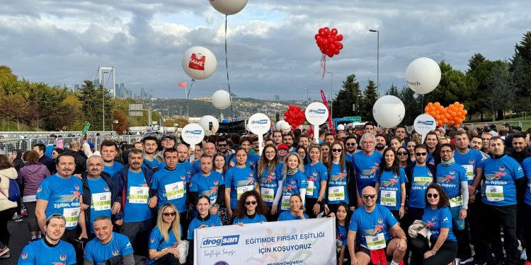 Drogsan İlaçları, 46. İstanbul Maratonu’nda “Eğitimde Fırsat Eşitliği” İçin Koştu!