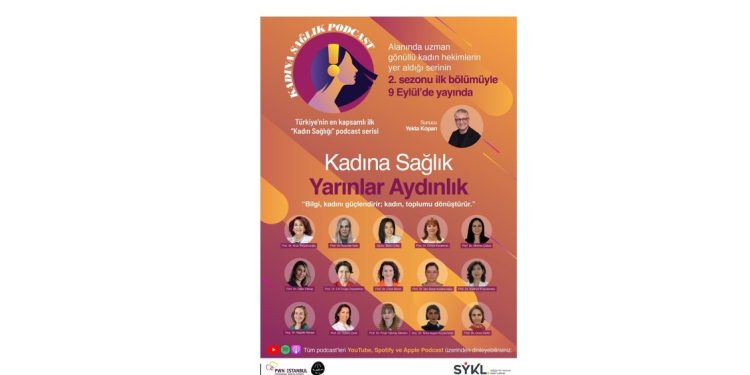 Türkiye’nin ilk ve en kapsamlı Kadın Sağlığı Podcast Serisi “Kadına Sağlık” ikinci sezonuyla devam ediyor!
